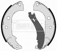 BORG & BECK Комплект тормозных колодок, стояночная тормозная с BBS6398
